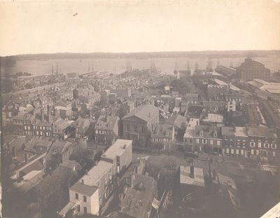 Panorama di Filadelfia, vista est - Est dalla torre di tiro, 1870 da American Photographer